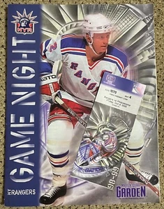 OCT 9 1998 TICKET STUB + GAME NIGHT PROGRAM WAYNE GRETZKY NY RANGERS NHL MSG !! - Picture 1 of 1