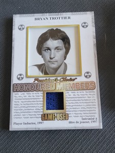 2017-18 PRESIDENT'S CHOICE BRIAN TROTTIER HM-4 #ed 3/5GAME USED JERSEY