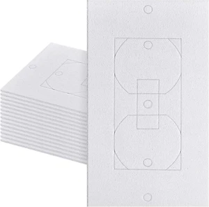 50 Pcs Outlet Insulation Wall Plate Insulation Gasket Wall Gasket Weatherproof E - Picture 1 of 6