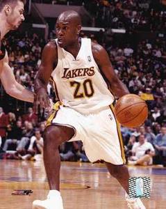 FOTOGRAFÍA CON LICENCIA DE GARY PAYTON ""LOS ANGELES LAKERS"" 8 X 10 - Imagen 1 de 1