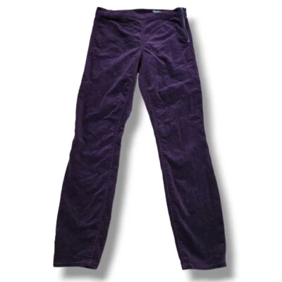 Pantalones Gap Talla 29r W30" x L28" GAP 1969 Cremallera Lateral Legging Pantalones Pierna Ajustada Terciopelo Foto 1 de 4