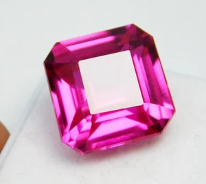 Certified MOZAMBIQUE Pink Ruby 22.30 Ct Natural Untreated Radiant Loose Gemstone - Picture 1 of 3