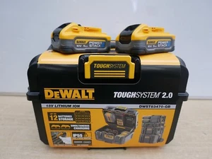 DeWALT DWST83470 TOUGHSYSTEM 2 CHARGER BOX 240V + 2 x DCBP518 5 AH POWERSTACK - Picture 1 of 7