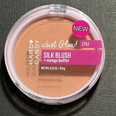 HARD CANDY Just Glow! SILK BLUSH + MANGO BUTTER Powder Blush #1793 Check Me Out - Image 1 of 4