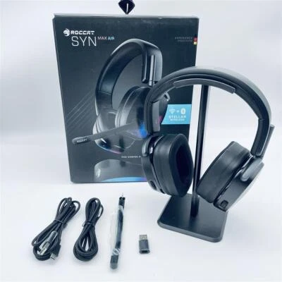Roccat Syn Max Air - Kabelloses RGB PC Gaming Headset mit 3D Audio und Docking-S - Bild 1 von 4