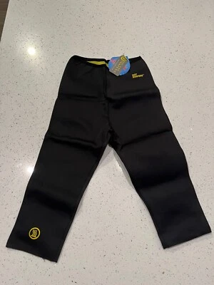 HOT SHAPERS - NEOTEX Capri Black Yoga Pants Size Large - Image 1 of 3