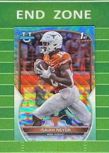 2022 Bowman University Chrome Isaiah Neyor Aqua Wave 1st Bowman 103/299 #56 - Picture 1 of 5