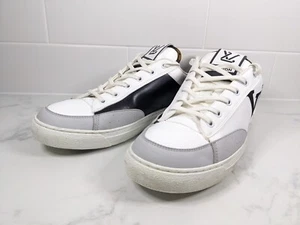 Louis Vuitton LV Charlie Low Top Sneakers Shoes UK 8 US 9 White - Picture 1 of 9