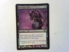 Foil Ravenous Rats	 Eighth Edition - MTG Magic the Gathering Black