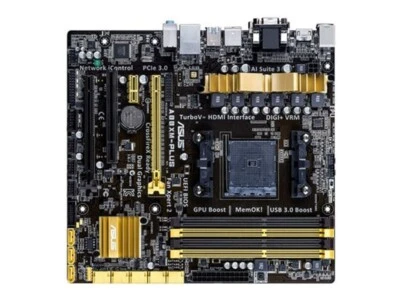 ASUS A88XM-PLUS AMD motherboard A88X Socket FM2+ micro ATX hdmi dvi usb3.0 - Image 1 of 3