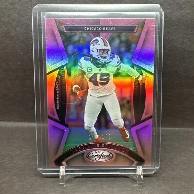 2023 Panini Certified Tremaine Edmunds #58 Pink Mirror 141/199 - Image 1 of 3