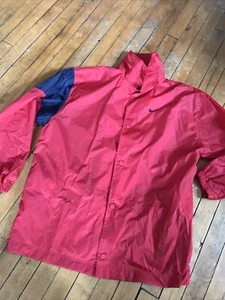 Nike YOUTH XL Windbreaker Running Jacket Red  - Picture 1 of 5