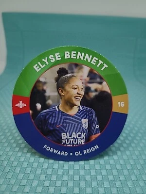 2023 NWSL Parkside Vol 2 Mundial / Munidal Elyse Bennett #16 Box Topper - Image 1 of 2