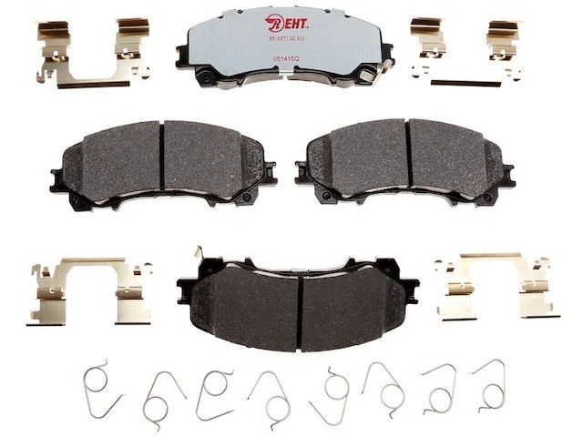 Conjunto de pastilhas de freio dianteiro para 2014-2019 Nissan Rogue FULL HYBRID EV-GAS (FHEV) FK489YY - Imagem 1 de 1