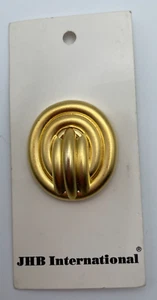 JHB International Retro Knocker Botón Dorado 1-3/4 pulgadas Vástago Ovalado 92555 - Imagen 1 de 7