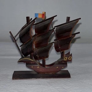 Bambus Segelschiff Made in Japan - Bild 1 von 8