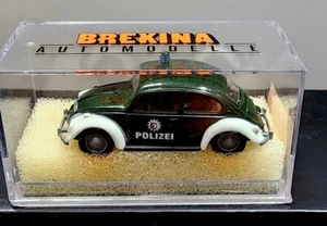 NEW!! Brekina 1:87 Scale Volkswagen VW 1200 Polizei #25204 - Picture 1 of 4