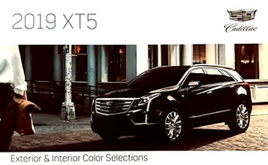 Cadillac XT5 2019 crossover - colores exterior/interior - folleto con virutas de pintura - nuevo/sin usar - Imagen 1 de 1
