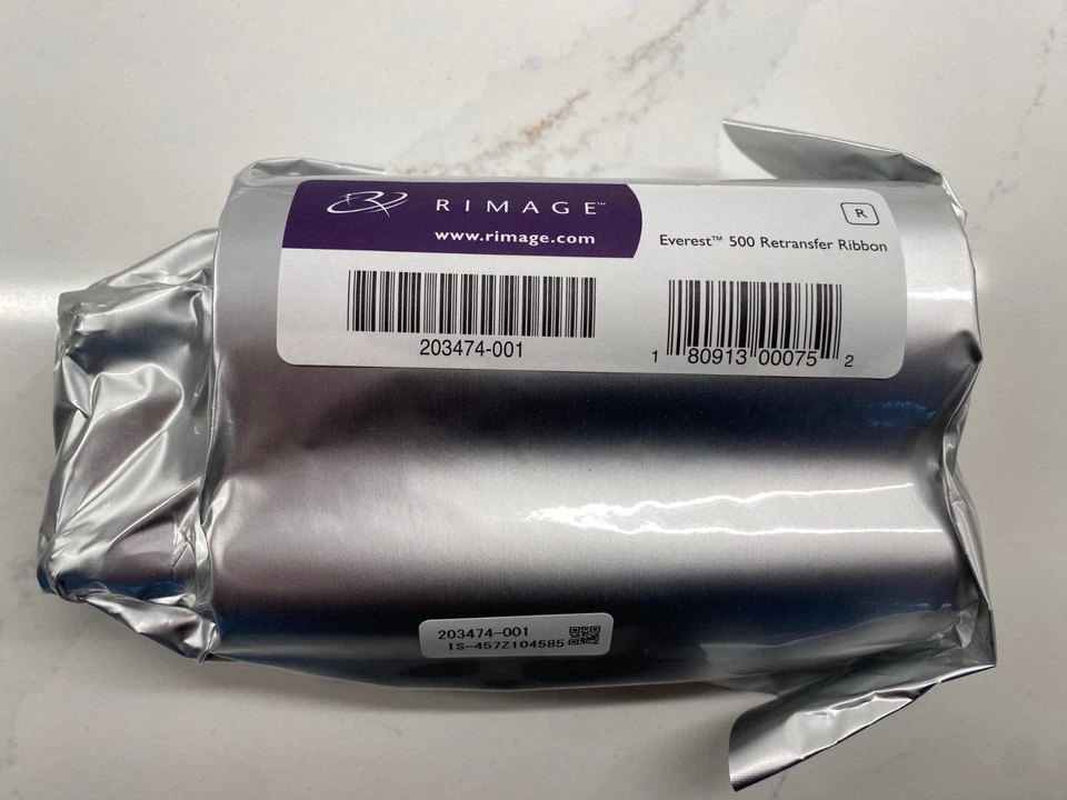 Rimage Everest 500 Retransfer Ribbon No. 203474-001 NEW Sealed - Image 1 of 1