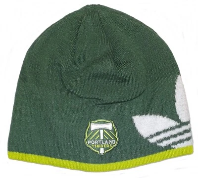 MLS Portland TImbers Cuffless Adidas Knit Hat - Image 1 of 2