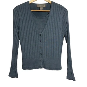 Norton McNaughton Damen Seidenpullover Größe PM Business Freizeit Büro Arbeit - Bild 1 von 4