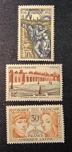 4801 - FRANCE - SCOTT# 789, 794, 795 - MNH - CAT $4.20 - Picture 1 of 1
