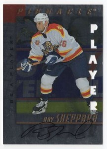 1997-98 Pinnacle Be a Player Autographs Ray Sheppard Auto Florida Panthers #46
