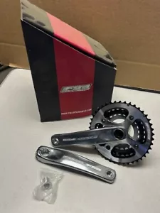 Vintage NOS FSA Afterburner MTB Crankset 42 32 24 Silver Gray 175mm Mega EXO - Picture 1 of 7