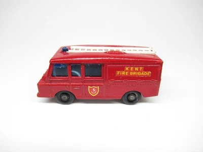 MATCHBOX LESNEY #57 KENT FIRE BRIGADE PAPER LABELS LAND ROVER FIRE TRUCK NM - Image 1 of 4