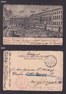 GERMANY 1918, Postcard Fieldpost, Representation in occup Italy, WWI - Image 1 of 3