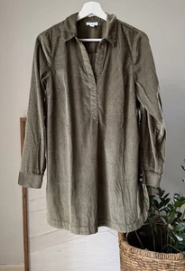 Women's J. JILL Olive Green Corduroy Pullover Tunic Top Shirt Size Small Tall - Picture 1 of 3