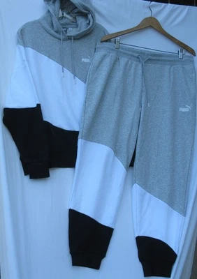 NEW !! Puma power hoodie (size large) with matching track pants size XL - Image 1 of 2