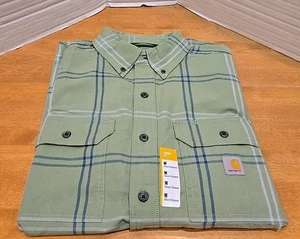 Carhartt Herren M Loose Fit Midweight Kurzarm Button Down Hemd Gorpcore  - Bild 1 von 11