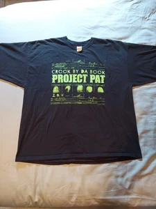 PROJECT PAT - Crook By Da Book PROMO T-Shirt Size 3XL Three 6 Mafia 2006 - Picture 1 of 18