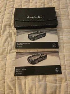 2018 Mercedes-Benz E-Class Convertible Owners Manual E400 (FREE SHIPPING) - Picture 1 of 7