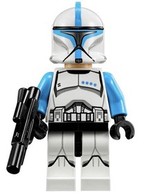 LEGO Star Wars Clone Trooper Lieutenant Minifigure Phase 1, SW0629 75085