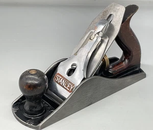 Vintage Stanley Bailey No 4-1/2 Wide Smoothing Plane Woodworking Carpenter Tool - Picture 1 of 15