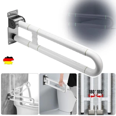 Toilettengriff Stützgriff WC Haltegriffe Klappgriff Bad Aufstehhilfe Stützklappg - Bild 1 von 4