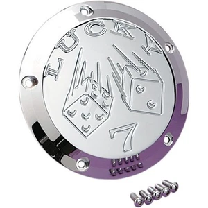 Joker Machine 06-99L Chrome Billet Derby Cover Lucky 7 - Picture 1 of 1