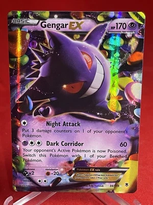 Gengar EX 34/119 XY-Phantom Forces Holo⭐️NM-MINT😱🔥 - Image 1 of 4