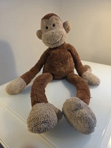 Vintage Jellycat Slackajack Monkey 54cm Soft Toy Retired Brown Rare - Picture 1 of 12