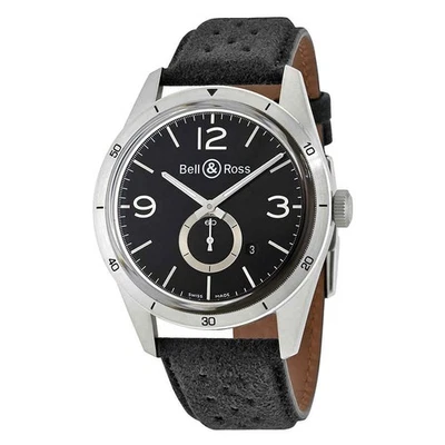 Reloj para hombre Bell and Ross vintage automático esfera negra BRV123-BS-ST/SF Foto 1 de 3