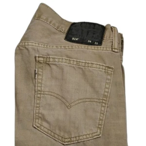 Levis 514 Jeans 34x30 hellbraun Regular Straight Leg Black Label Rodeo Western - Bild 1 von 15