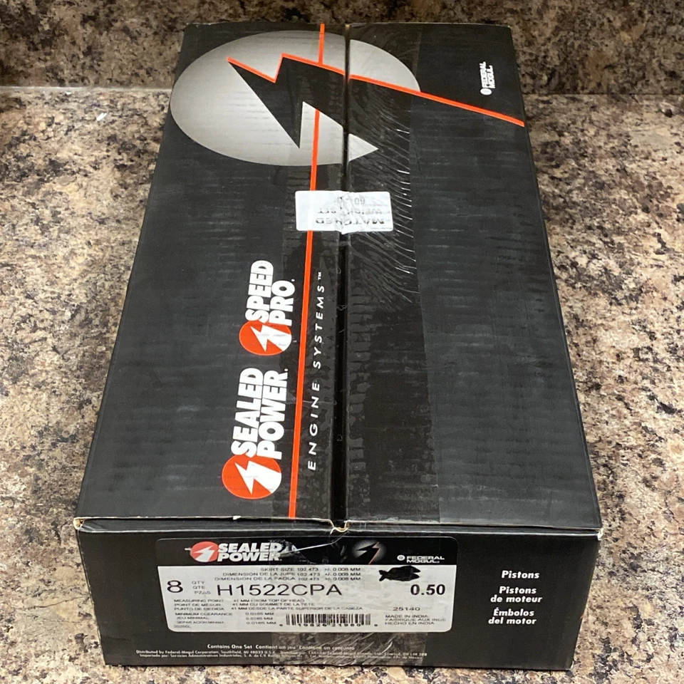 Sealed Power H1522CPA~.50MM Overbore Pistons For Slct Ford E & F Series Trucks! - Image 1 of 4