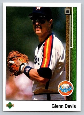 1989 Upper Deck #443 Glenn Davis Houston Astros - Image 1 of 2