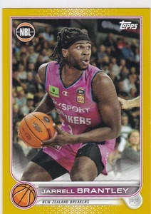 2022-23 Topps NBL Basketball GOLD #100 Jarrell Brantley New Zealand Breakers /50 - Picture 1 of 2