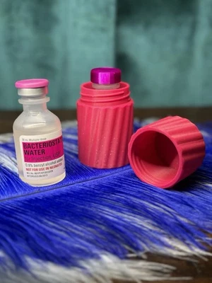 3D printed Bacteriostatic Water Case: NO WATER INCLUDED
