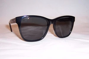 NEW BOTTEGA VENETA SUNGLASSES BV 0001SA 001 BLACK/GRAY SMOKE AUTHENTIC 0001 - Picture 1 of 10