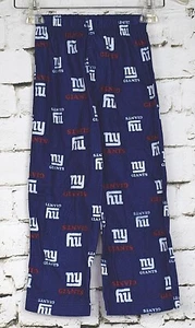 New York Giants NFL Team Apparel Kids Pajama Pants Soft Blue Logo XXS (4/5) - Picture 1 of 4