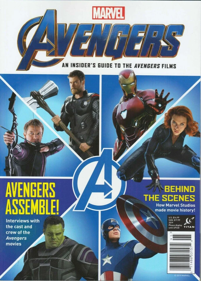 MARVEL MAGAZINE 2019, AVENGERS Inside Guide to the Films, Behind the Scenes. - Image 1 of 1